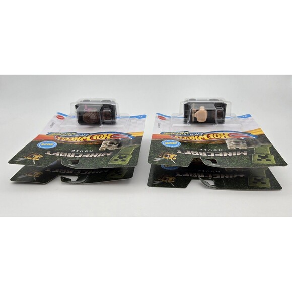 Hot Wheels RacerVerse Minecraft The Movie Lot of 4 Die Cast Cars 2025 New - Picture 5 of 12